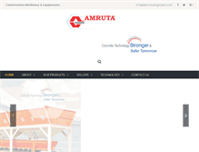 Tablet Screenshot of amrutaengineers.net